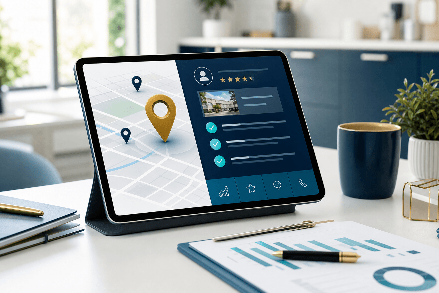 Sample local visibility scorecard preview